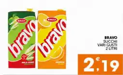 IperSisa Bravo succhi vari gusti offerta