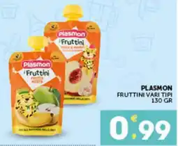 IperSisa Plasmon Fruttini offerta