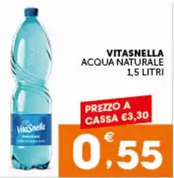 IperSisa VitaSnella acqua naturale offerta