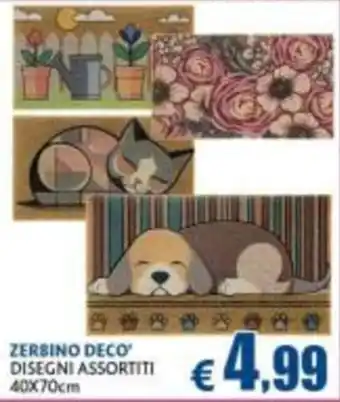 Zerbino Deco' disegni assortiti