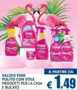 Casa & Co Valido Pink Pulito con stile prodotti per la casa e bucato offerta