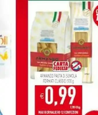 Supermercati Agorà Pasta di semola offerta