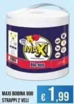 Azzurro Convenienza Maxi bobina 900 strappi 2 veli offerta