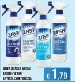 Azzurro Convenienza Quasar linea bagno/vetri/anticalcare/ doccia offerta