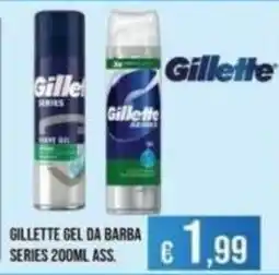 Azzurro Convenienza Gillette gel da barba series offerta