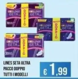 Azzurro Convenienza Lines seta ultra offerta