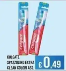 Azzurro Convenienza Colgate spazzolino extra clean colori ass. offerta