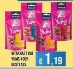 Azzurro Convenienza Vitakraft cat Yums offerta