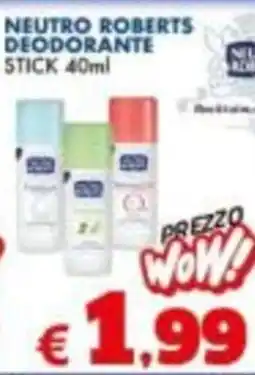 Casa & Co Neutro Roberts deodorante stick offerta