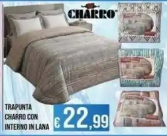 Trapunta Charro con interno in lana