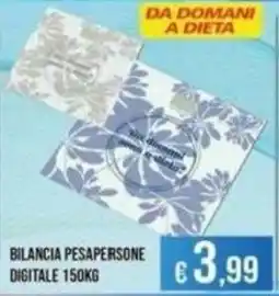 Azzurro Convenienza Bilancia pesapersone digitale offerta