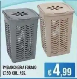 Azzurro Convenienza P/biancheria forato offerta