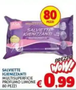 Casa & Co Salviette igienizzanti multisuperficie profumo limone offerta