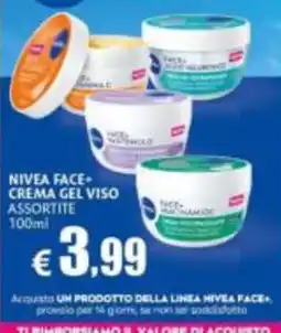 Casa & Co Nivea Face+ crema gel viso assortite offerta