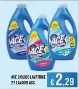 Azzurro Convenienza Ace liquido lavatrice offerta