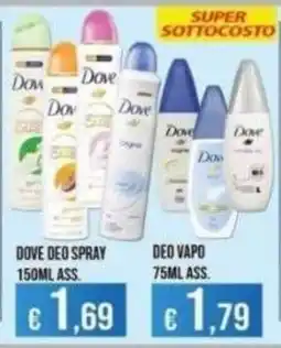 Azzurro Convenienza Dove Deo Spray offerta