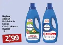Supermercati Briò Napisan Additivo Disinfettante Liquido Classico/Fresca Rugiada offerta