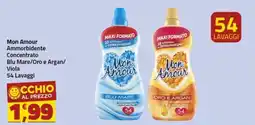 Supermercati Briò Mon Amour Ammorbidente Concentrato Blu Mare/Oro e Argan/ Viola offerta