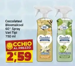 Supermercati Briò Coccolatevi Bloomalcool 60° Spray offerta