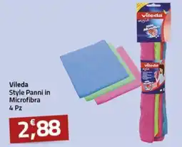 Supermercati Briò Vileda Style Panni in Microfibra offerta