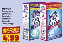 Supermercati Briò Mc Wash Detergente in Polvere Lavatrice Classico offerta