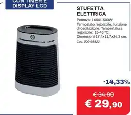 Eurobrico Stufetta elettrica offerta