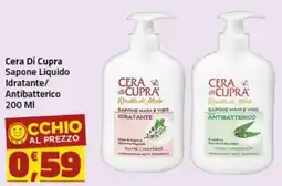 Supermercati Briò Cera di Cupra Sapone Liquido offerta