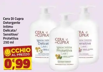 Cera di Cupra Detergente Intimo Delicata/Sensitive/Protettiva
