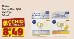 Supermercati Briò Nivea Crema Viso Q10 offerta
