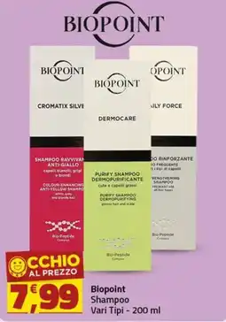 Supermercati Briò Biopoint Shampoo offerta