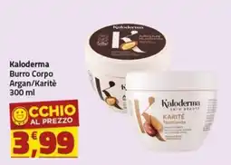 Supermercati Briò Kaloderma Burro Corpo Argan/Karitè offerta