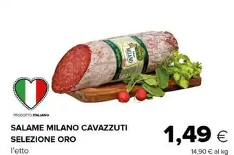 Tigre Cavazzuti selezione oro salame milano offerta