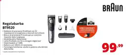 Comet Regolabarba Braun BT9520 offerta