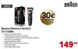 Comet Braun Rasoio Elettrico Series7 offerta
