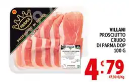 Deco Market Villani prosciutto di parma offerta