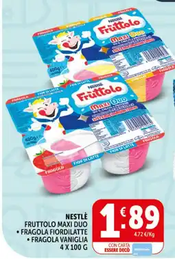 Deco Market Nestlé Fruttolo Maxi Duo offerta