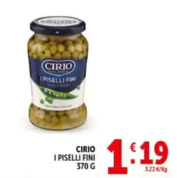 Deco Market Cirio i piselli fini offerta