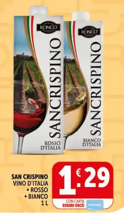 Deco Market San Crispino vino d'Italia offerta