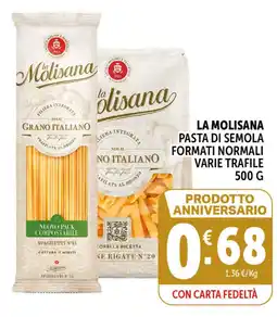 Deco Market La Molisana pasta di semola offerta