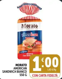 Deco Market Morato American Sandwich Bianco offerta