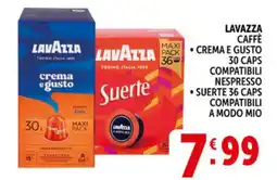 Deco Market Lavazza crema e gusto offerta