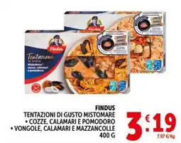 Deco Market Findus Tentazioni di gusto Mistomare offerta