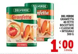 Deco Market Delverde Granfetta classiche offerta