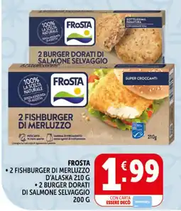 Deco Market Frosta 2 Fishburger di merluzzo offerta