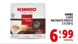 Deco Market Kimbo Caffè Macinato Fresco offerta