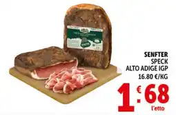 Deco Market Senfter speck alto adige igp offerta