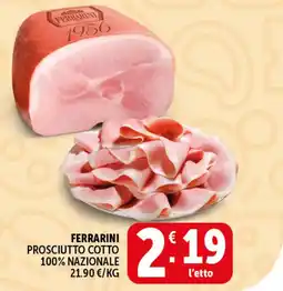 Deco Market Ferrarini Prosciutto Cotto offerta