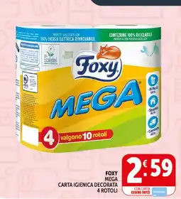 Deco Market Foxy Mega carta igienica decorata offerta