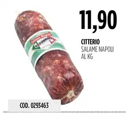 Carico Cash & Carry Citterio salame napoli offerta