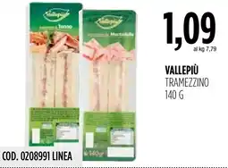 Carico Cash & Carry Vallepiù Tramezzino offerta